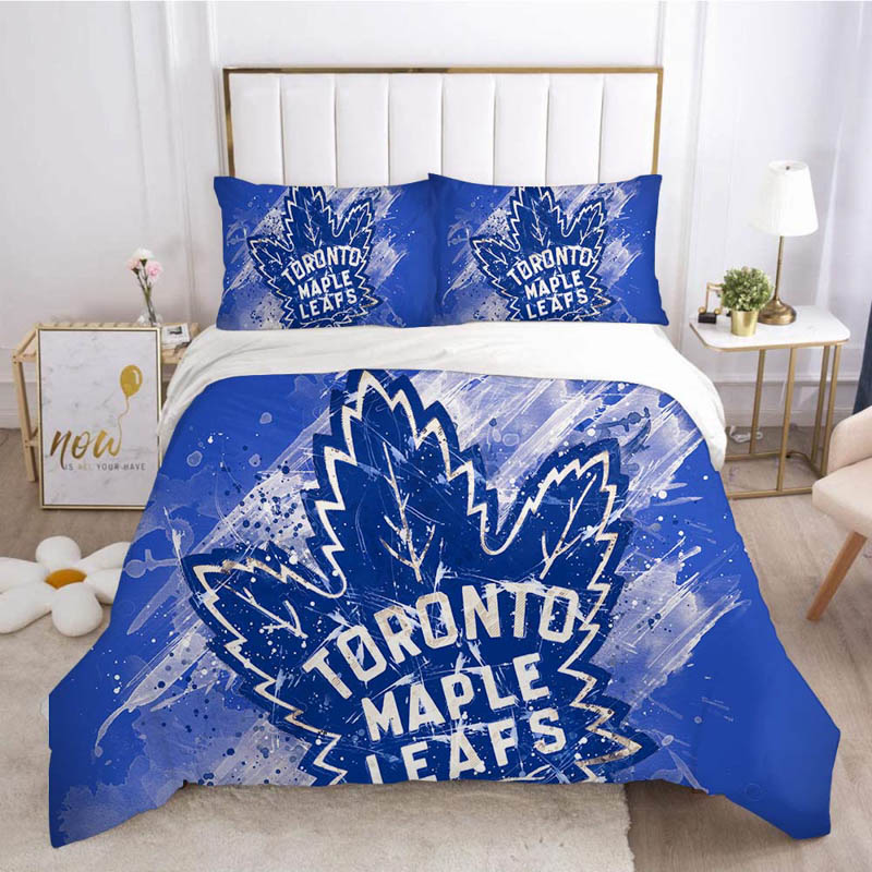 Toronto Maple Leafs Bed Set Quilt Set Quilts Bedroom Bedding Set