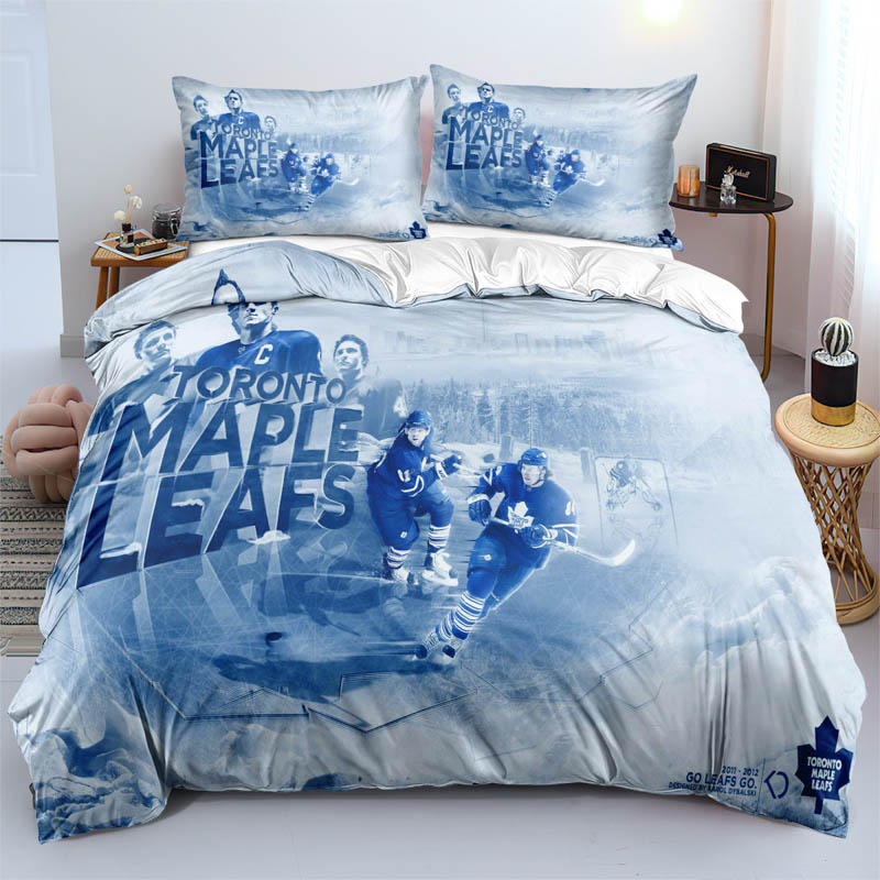 Toronto Maple Leafs Bed Set Quilt Sets Quilt Bedroom Bedding Sets