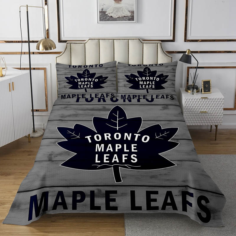 Toronto Maple Leafs Bed Set Quilt Sets Quilt Bedroom Bedding Sets
