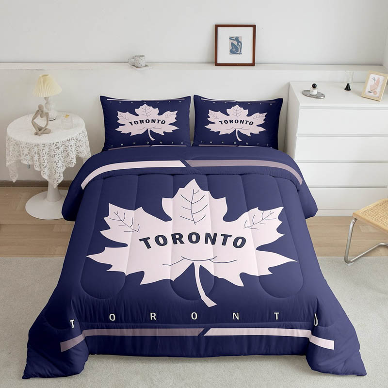 Toronto Maple Leafs Bed Set Quilt Sets Quilts Bedroom Bedding Set
