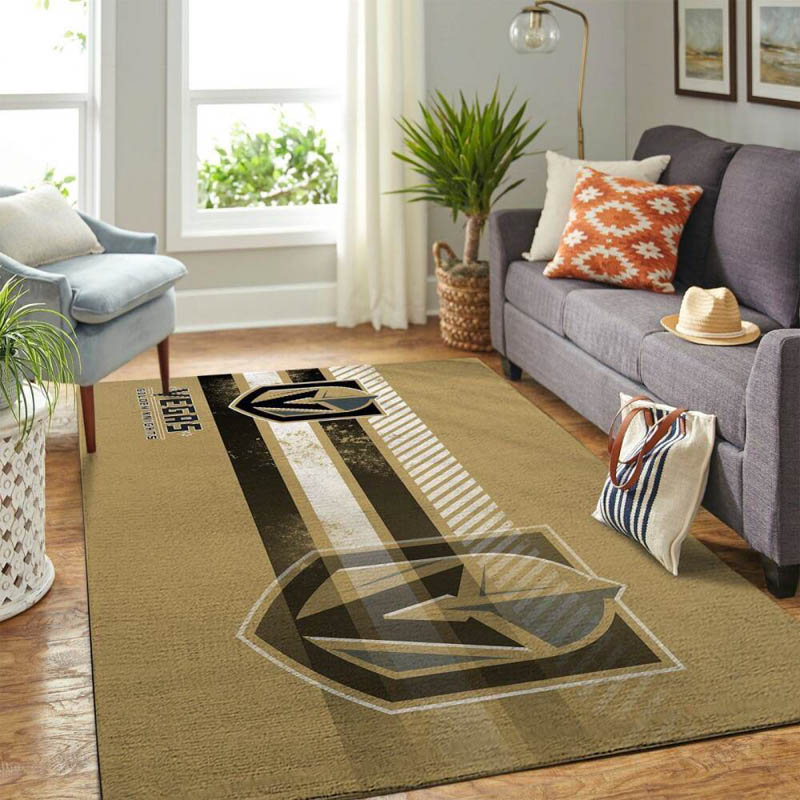 Vegas Golden Knights Area Rug Vegas Golden Knights Carpet Bedroom Rug Indoor Rugs