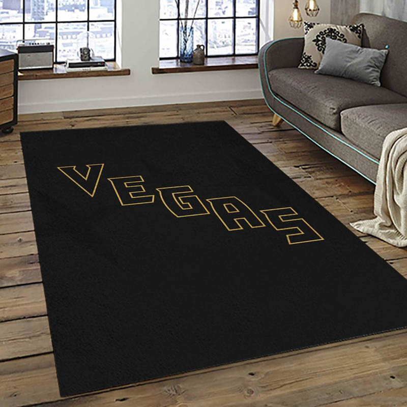 Vegas Golden Knights Area Rug Vegas Golden Knights Carpet Dining Room Rugs Indoor Rug
