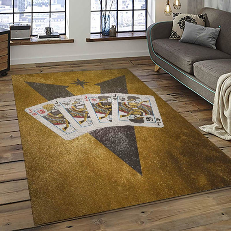 Vegas Golden Knights Area Rug Vegas Golden Knights Carpet Living Room Area Rug Outdoor Rugs