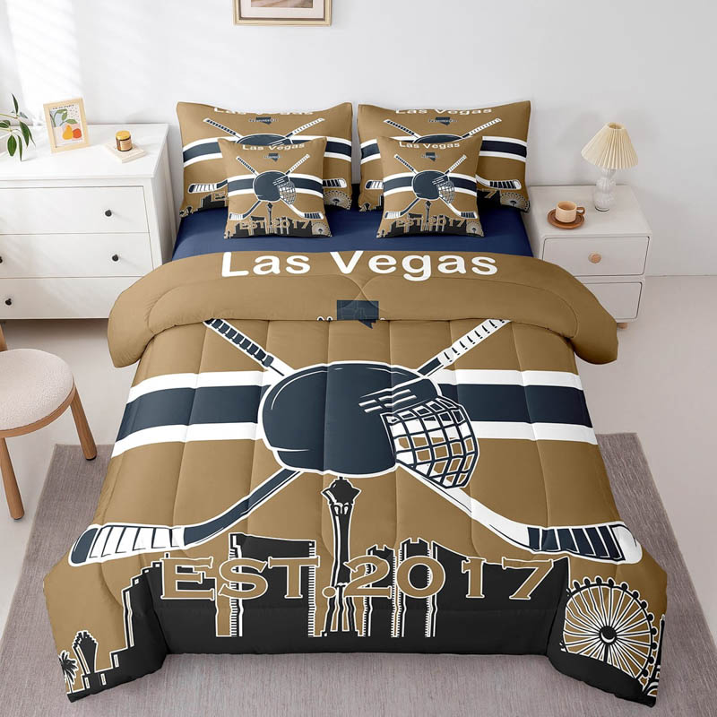 Vegas Golden Knights Bedding Set Quilt Set Quilts Bedroom Bedding Sets