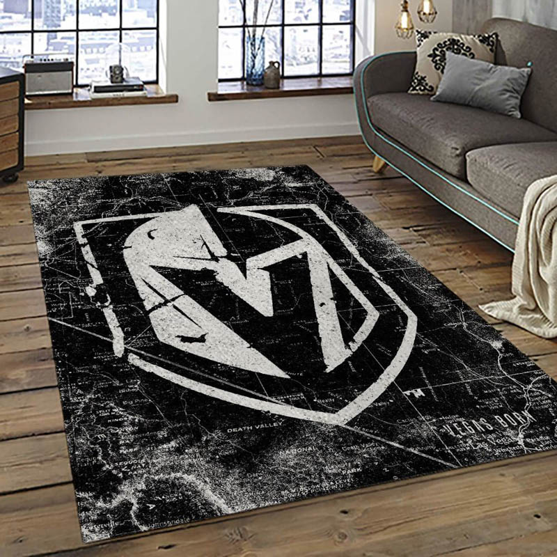 Vegas Golden Knights Rug Vegas Golden Knights Carpet Bedroom Rug Indoor Outdoor Rug