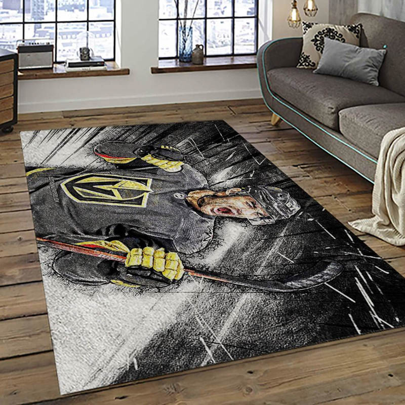 Vegas Golden Knights Rug Vegas Golden Knights Carpet Kitchen Rug Indoor Rugs