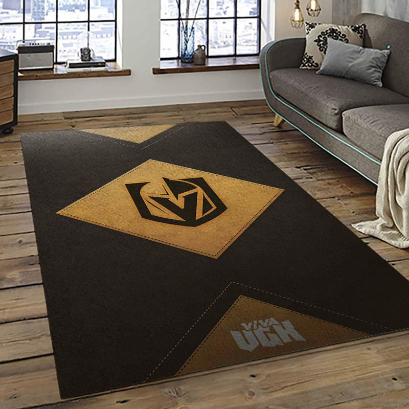 Vegas Golden Knights Rug Vegas Golden Knights Carpet Living Room Area Rug Indoor Outdoor Rug