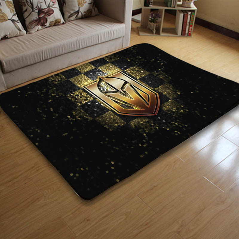 Vegas Golden Knights Rug Vegas Golden Knights Carpet Living Room Area Rug Outdoor Rug