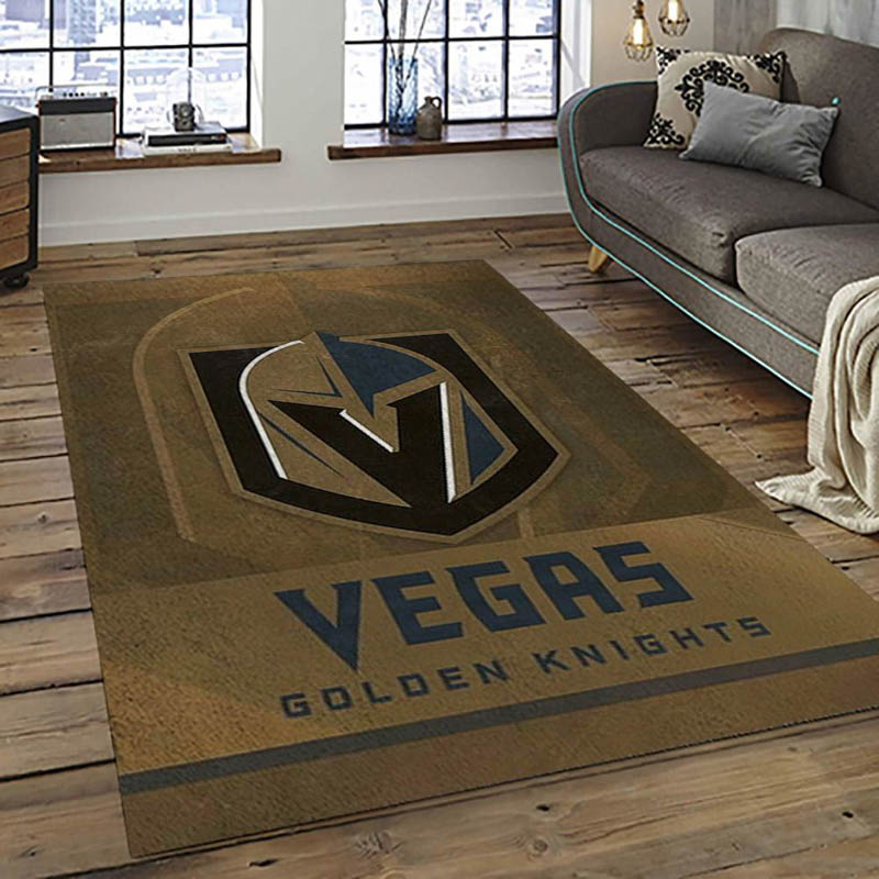 Vegas Golden Knights Rug Vegas Golden Knights Carpet Living Room Rug Outdoor Rug