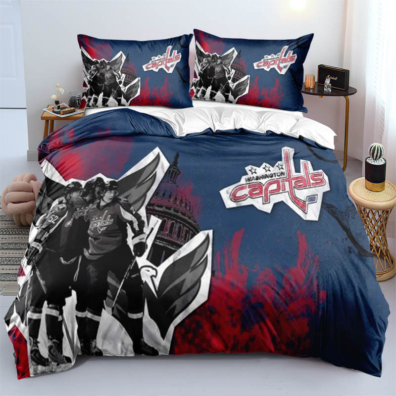 Washington Capitals Bed Set Quilt Set Quilt Bedroom Bedding Set