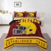 washington commanders bed set quilt set quilts bedroom bedding sets v24 washington commanders bed set quilt set quilts bedroom bedding sets v24