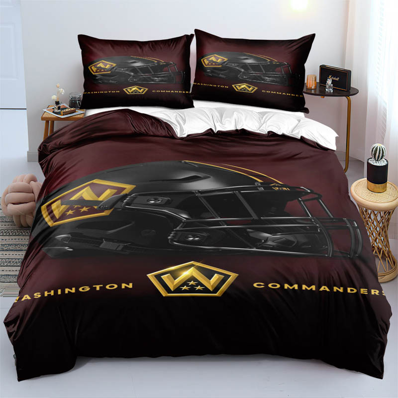 Washington Commanders Bedding Set Quilt Set Quilt Bedroom Bedding Sets