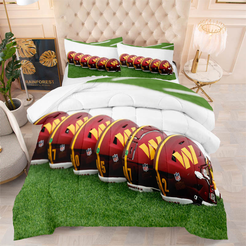 Washington Commanders Bedding Sets Quilt Sets Quilt Bedroom Bedding Set