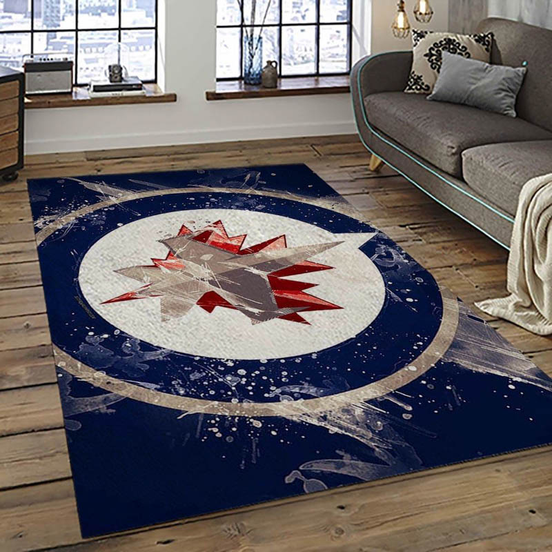 Winnipeg Jets Area Rug Winnipeg Jets Carpet Kitchen Rug Indoor Rug