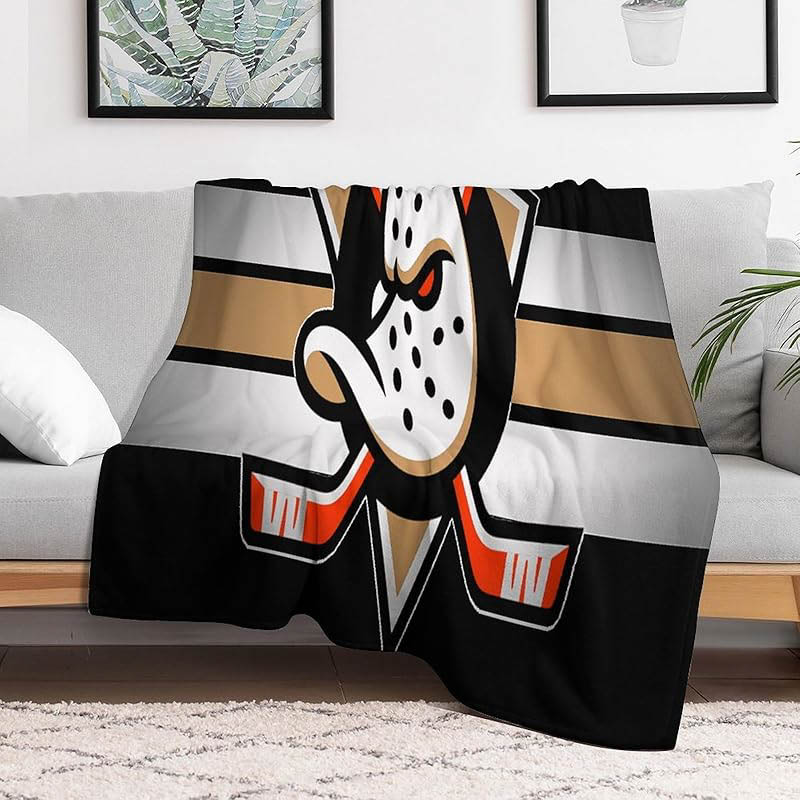 Anaheim Ducks Blanket Fleece Blanket Throw Blankets Plush Blanket