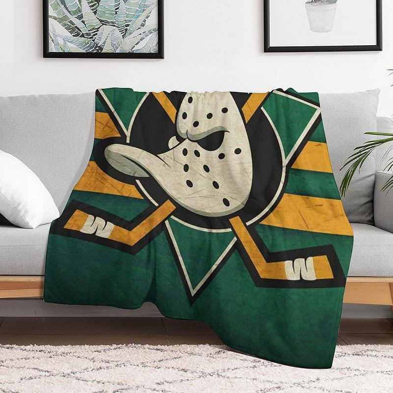 Anaheim Ducks Blanket Fleece Blankets Throw Blankets Plush Blanket