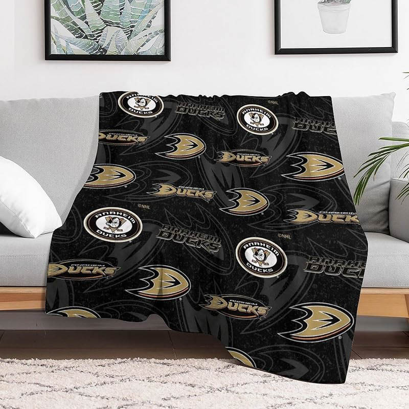 Anaheim Ducks Blanket Fleece Blankets Throw Blankets Plush Blankets