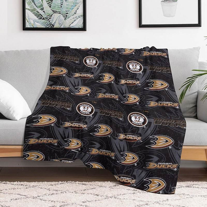 Anaheim Ducks Blanket Fleece Blankets Throw Plush Blankets