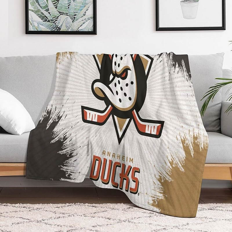 Anaheim Ducks Blankets Fleece Blanket Throw Blanket Plush Blanket