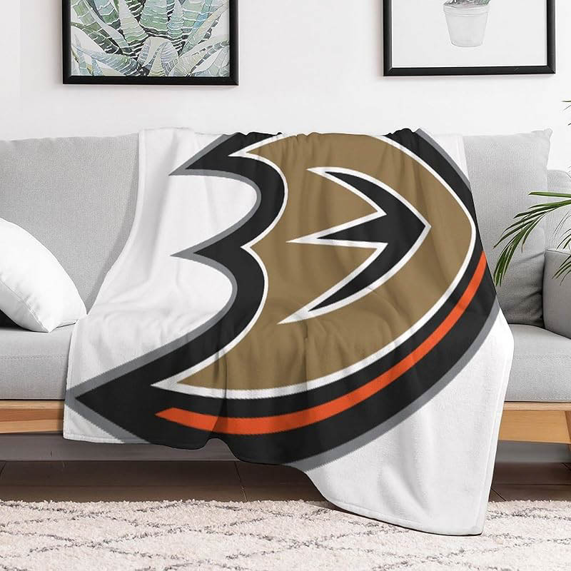 Anaheim Ducks Blankets Fleece Blanket Throw Plush Blanket