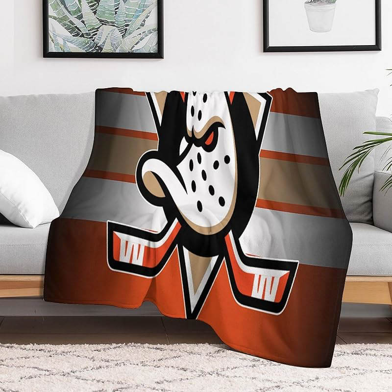 Anaheim Ducks Blankets Fleece Blankets Throw Plush Blankets