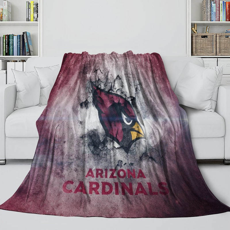Arizona Cardinals Blanket Sherpa Blanket Throw Blanket Plush Blanket