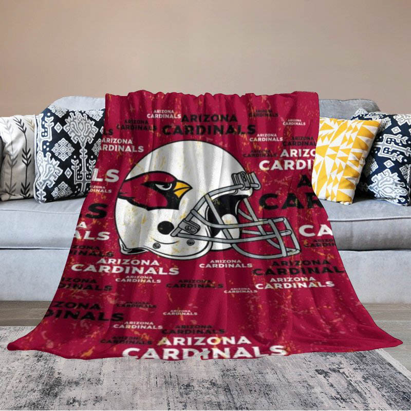 Arizona Cardinals Blanket Sherpa Blanket Throw Plush Blanket