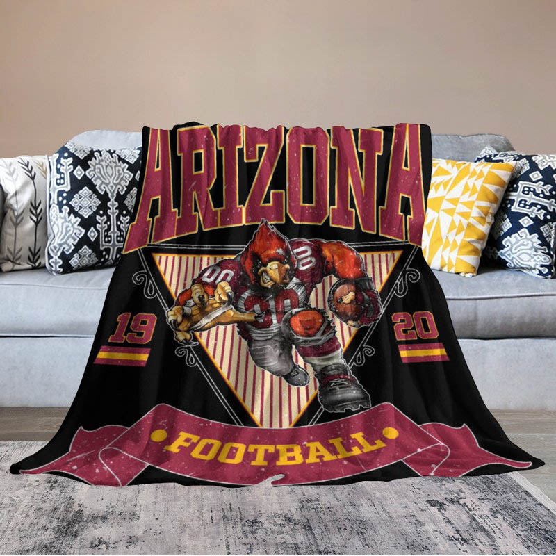 Arizona Cardinals Blanket Sherpa Blanket Throw Plush Blanket
