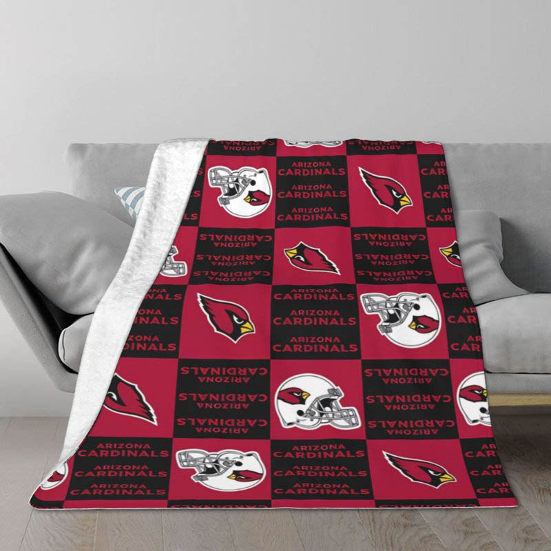 Arizona Cardinals Blankets Sherpa Blanket Throw Blanket Plush Blanket