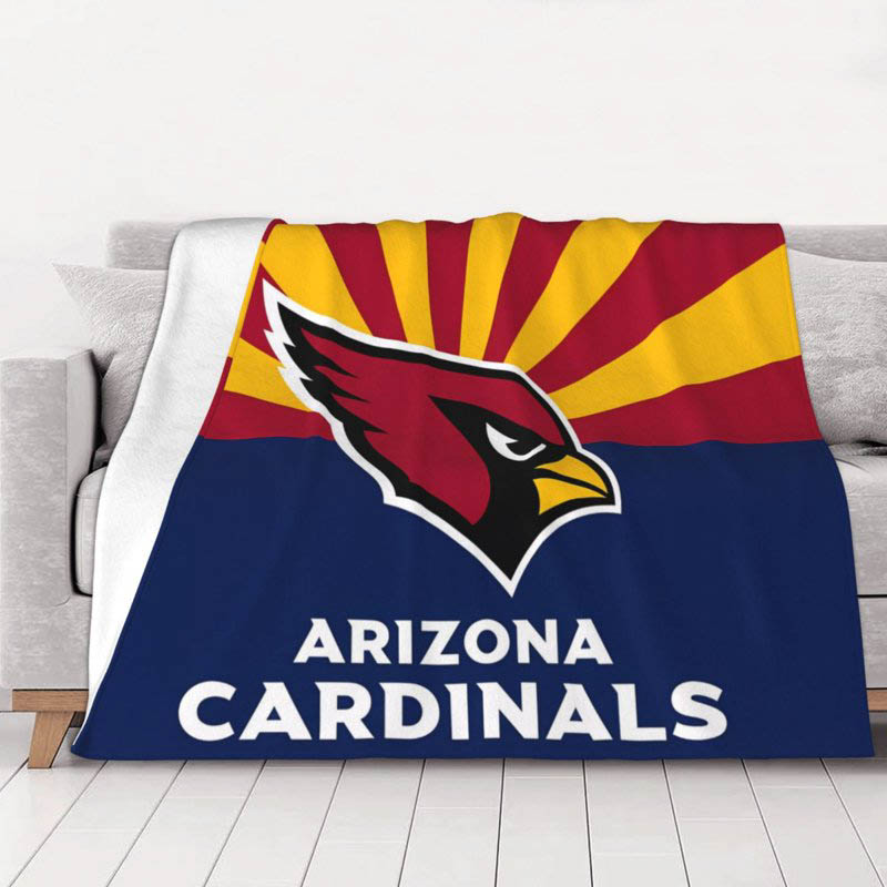 Arizona Cardinals Blankets Sherpa Blanket Throw Plush Blanket