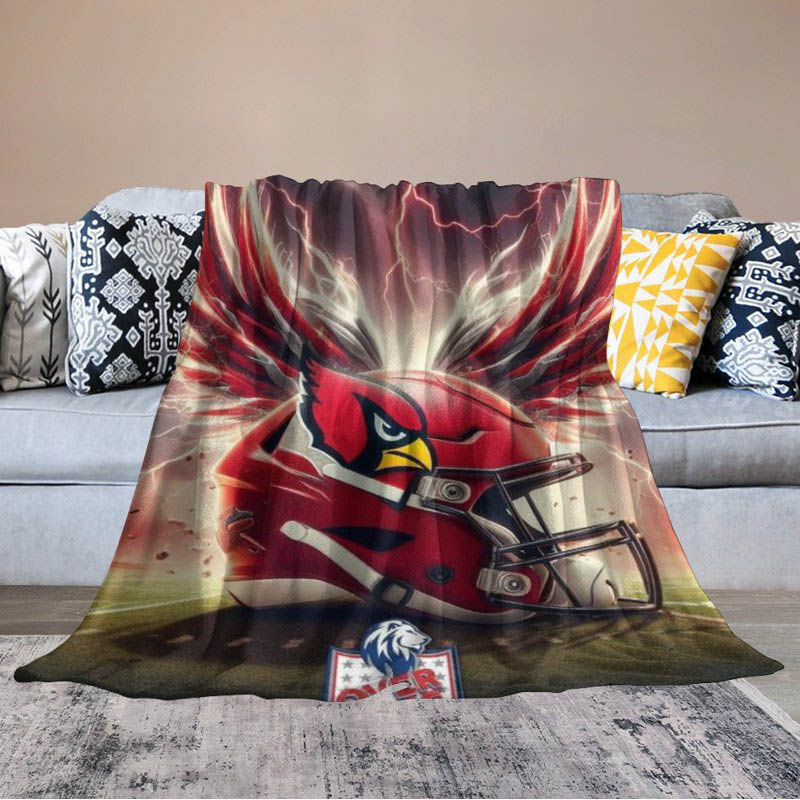 Arizona Cardinals Blankets Sherpa Blankets Throw Blanket Plush Blanket