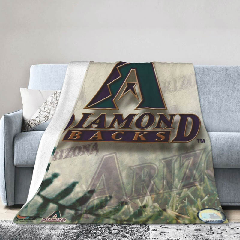 Arizona Diamondbacks Blanket Sherpa Blankets Throw Blankets Plush Blankets