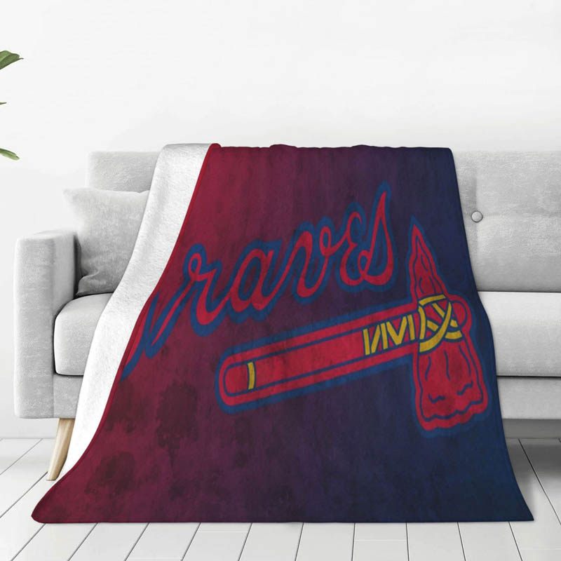 Atlanta Braves Blanket Fleece Blankets Throw Blanket Plush Blanket