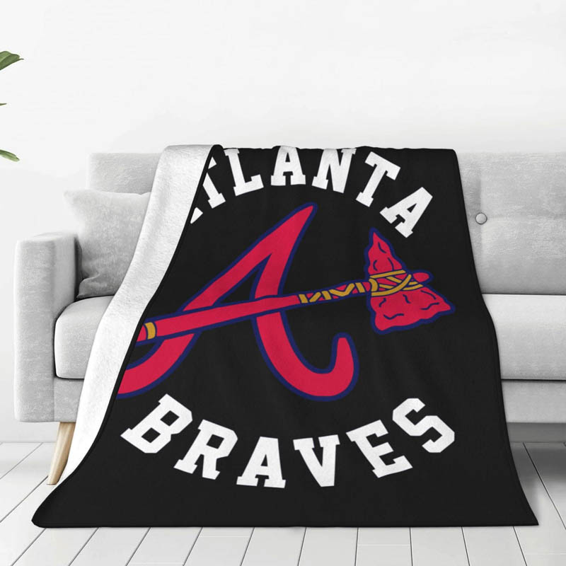Atlanta Braves Blankets Fleece Blanket Throw Blanket Plush Blanket