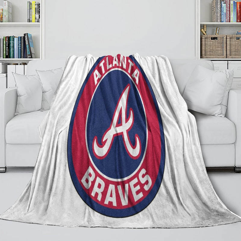 Atlanta Braves Blankets Fleece Blanket Throw Blanket Plush Blanket