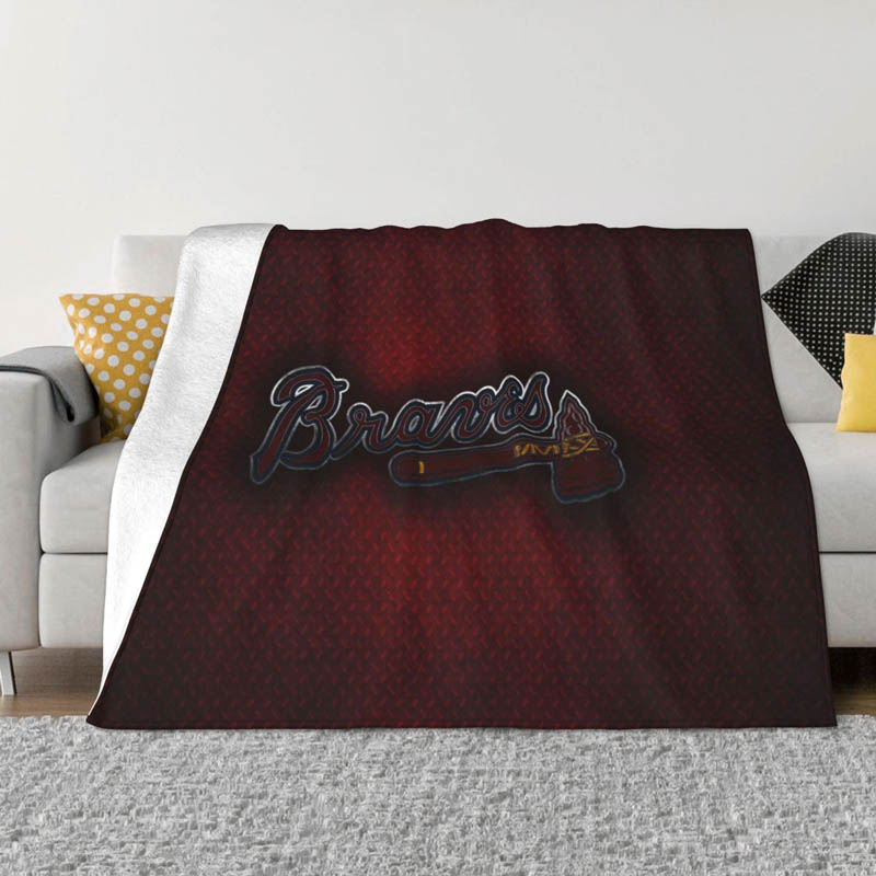 Atlanta Braves Blankets Fleece Blankets Throw Blanket Plush Blanket