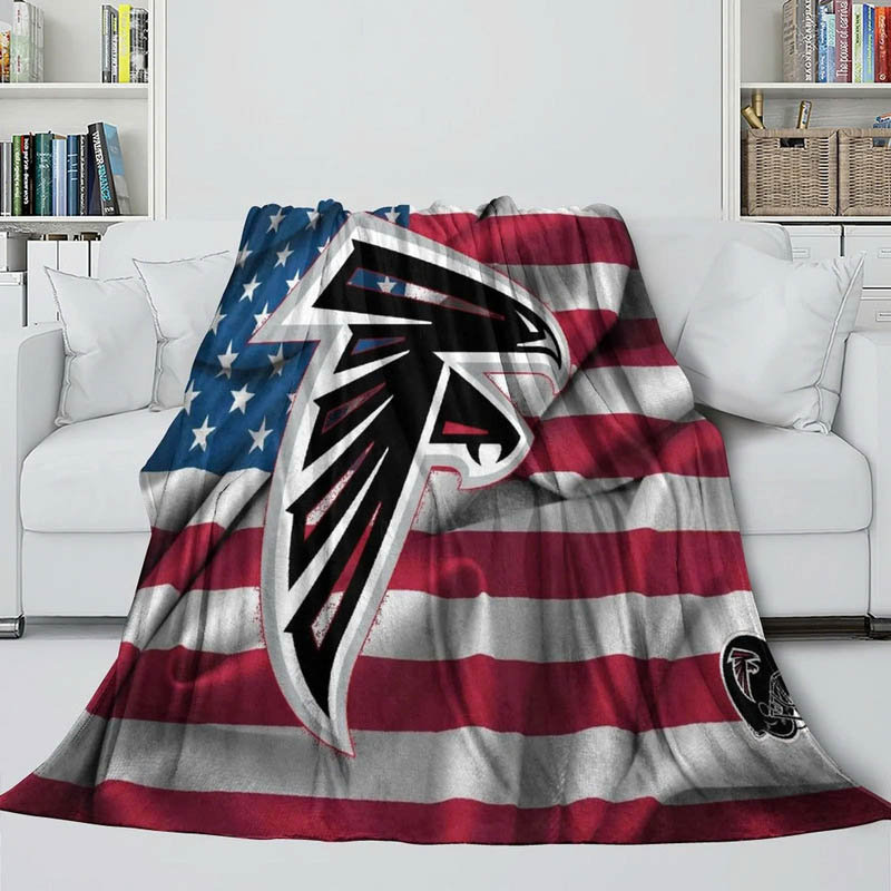 Atlanta Falcons Blanket Sherpa Blankets Throw Plush Blanket