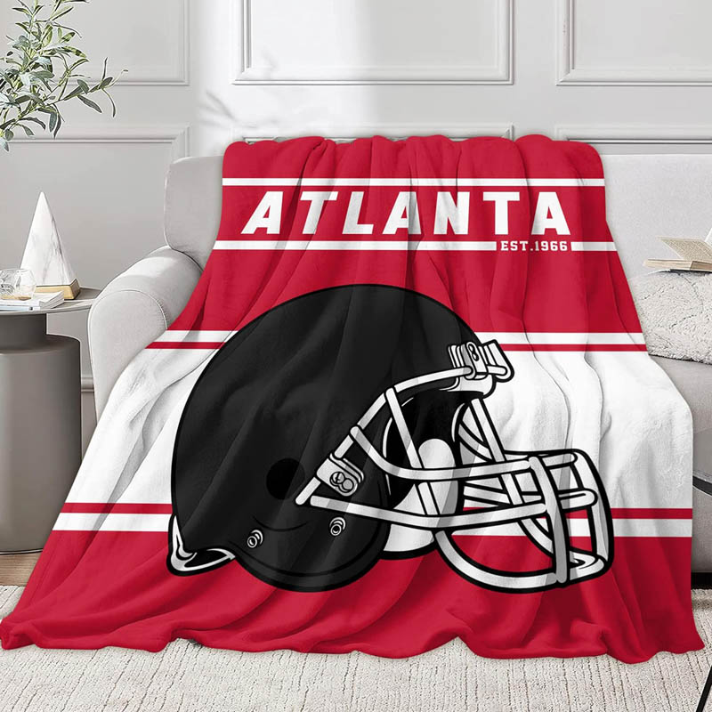 Atlanta Falcons Blanket Sherpa Blankets Throw Plush Blankets