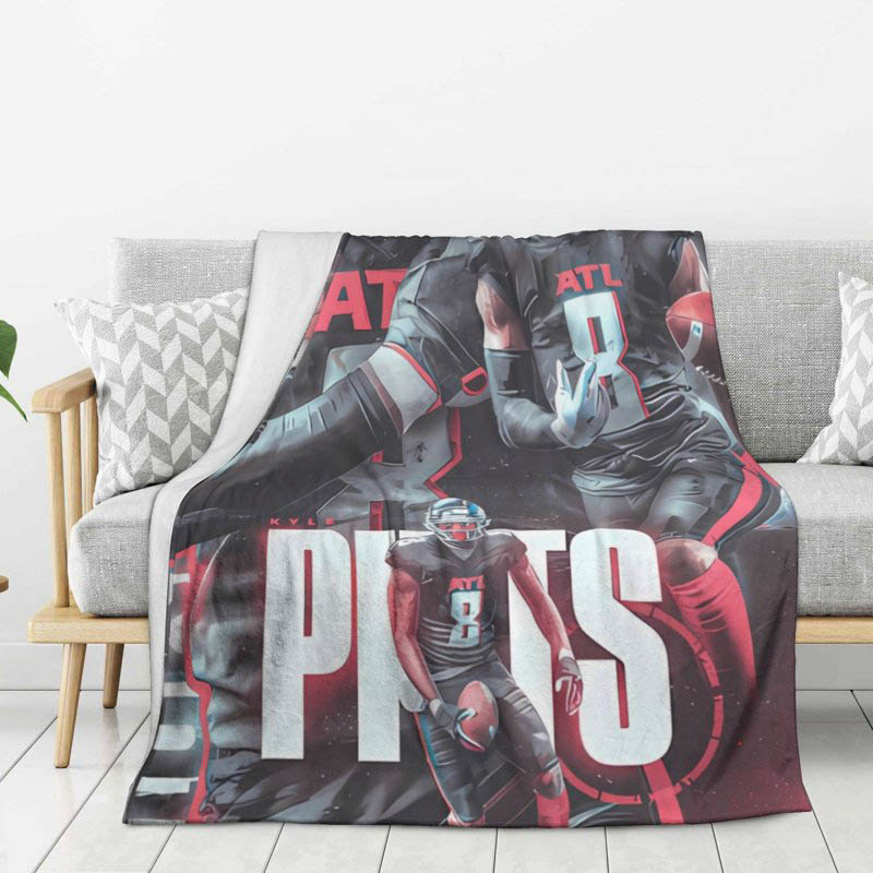 Atlanta Falcons Blankets Sherpa Blanket Throw Blanket Plush Blanket