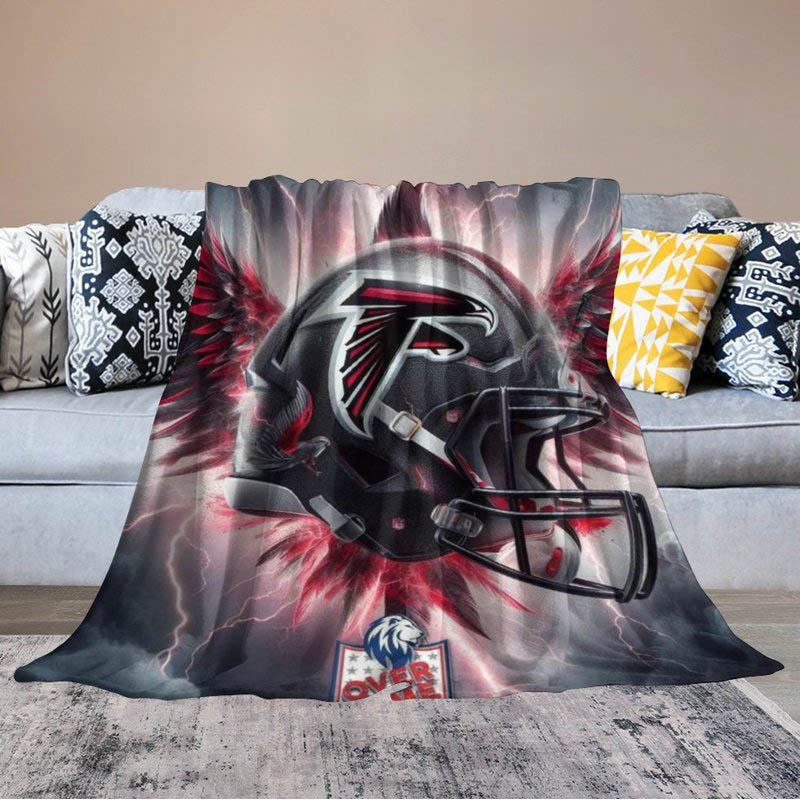 Atlanta Falcons Blankets Sherpa Blanket Throw Blankets Plush Blankets