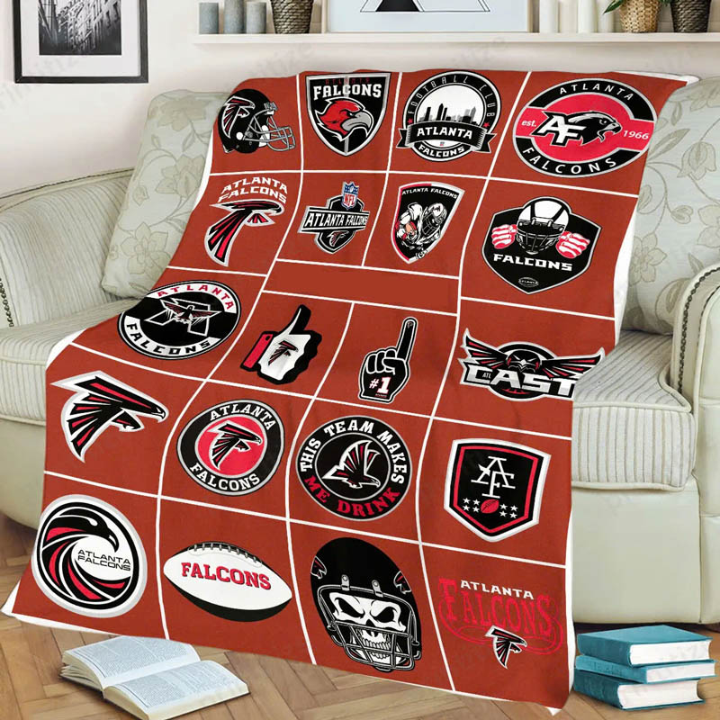Atlanta Falcons Blankets Sherpa Blankets Throw Blankets Plush Blanket