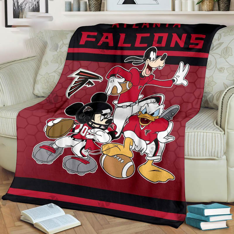 Atlanta Falcons Blankets Sherpa Blankets Throw Plush Blanket