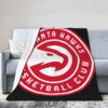 atlanta hawks blanket fleece blankets throw plush blanket v1