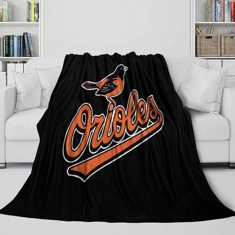 Baltimore Orioles Blanket Fleece Blankets Throw Blankets Plush Blankets