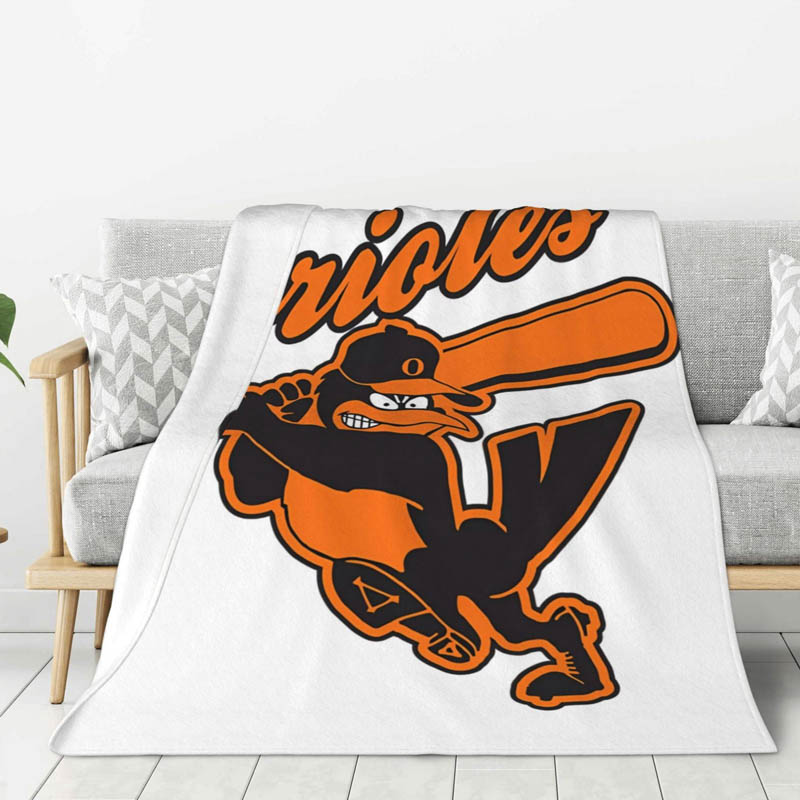 Baltimore Orioles Blanket Sherpa Blankets Throw Blanket Plush Blankets