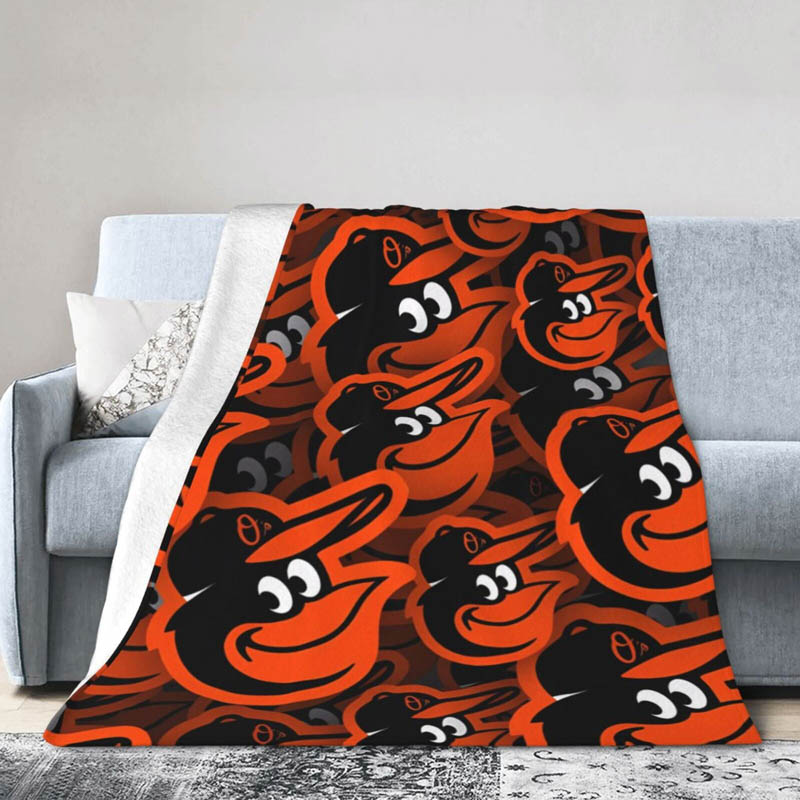 Baltimore Orioles Blankets Fleece Blanket Throw Blankets Plush Blanket