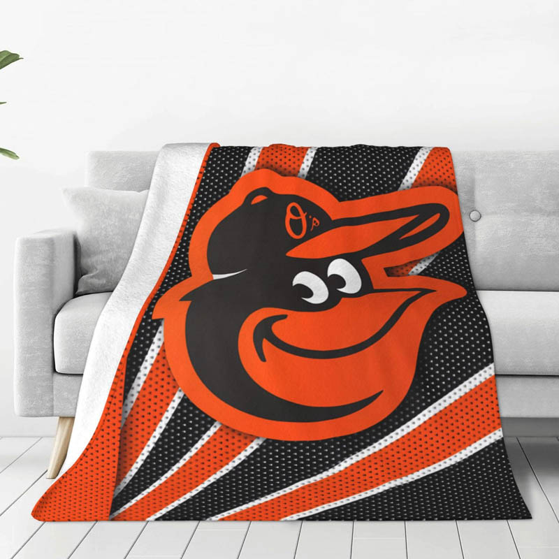 Baltimore Orioles Blankets Fleece Blankets Throw Blanket Plush Blanket