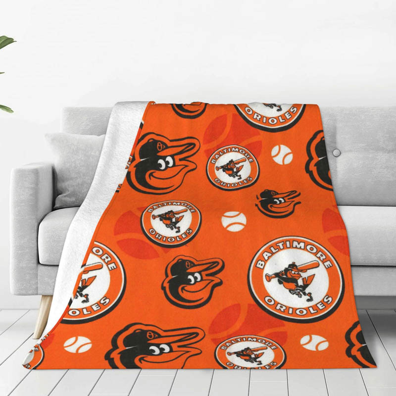Baltimore Orioles Blankets Sherpa Blankets Throw Blanket Plush Blankets