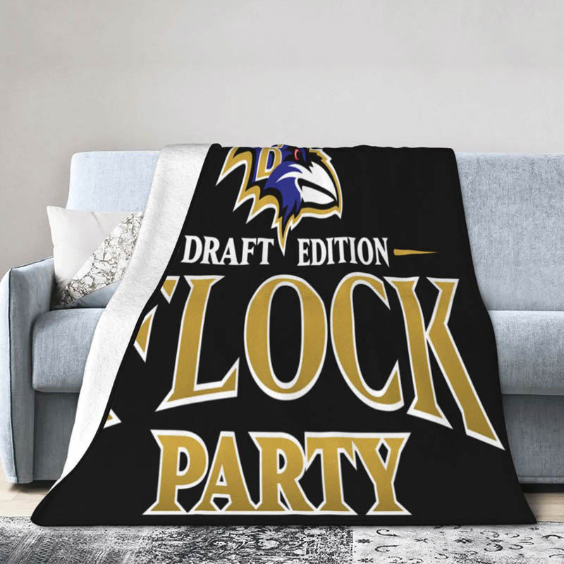 Baltimore Ravens Blanket Fleece Blankets Throw Blankets Plush Blanket