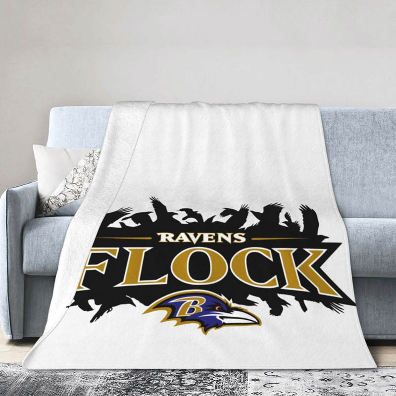 Baltimore Ravens Blanket Fleece Blankets Throw Blankets Plush Blankets